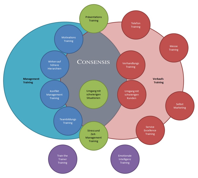 Grafische Trainings Auflistung von CONSENSIS